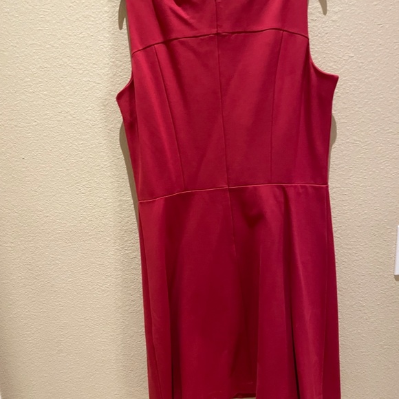 Brooks Brothers NWT Red Rayon Sheath Dress, Size 14 - Picture 3 of 6